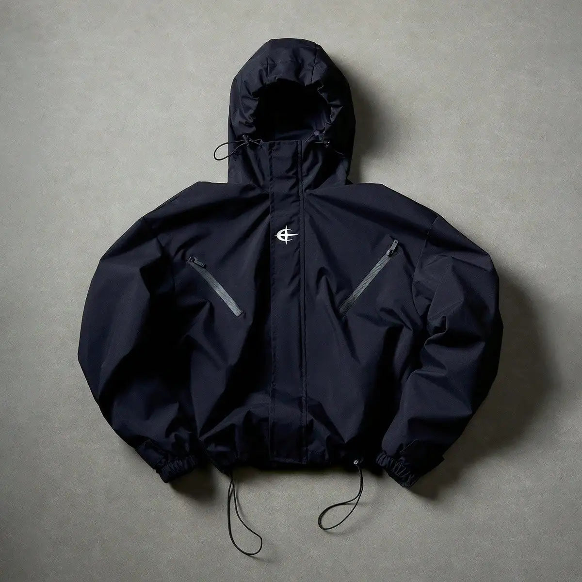 Z-Axis Hooded Windbreaker Jacket – Men's Casual Streetwear Coat