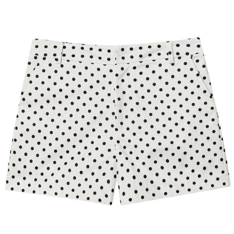 Z-Axis Polka Dot Bomber Jacket – Women's Oversized Streetwear Coat