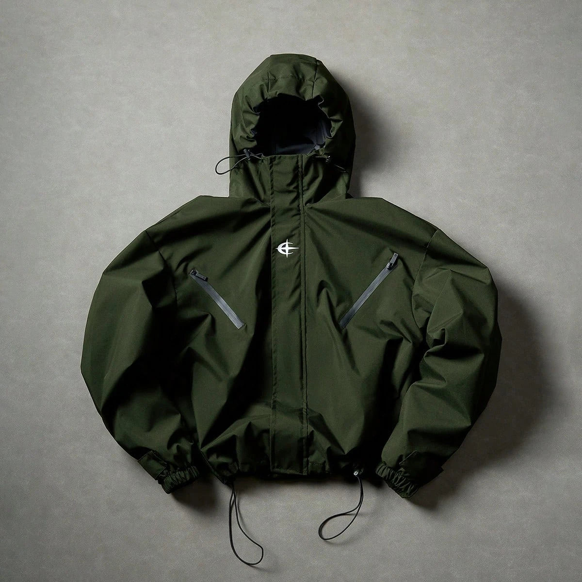 Z-Axis Hooded Windbreaker Jacket – Men's Casual Streetwear Coat