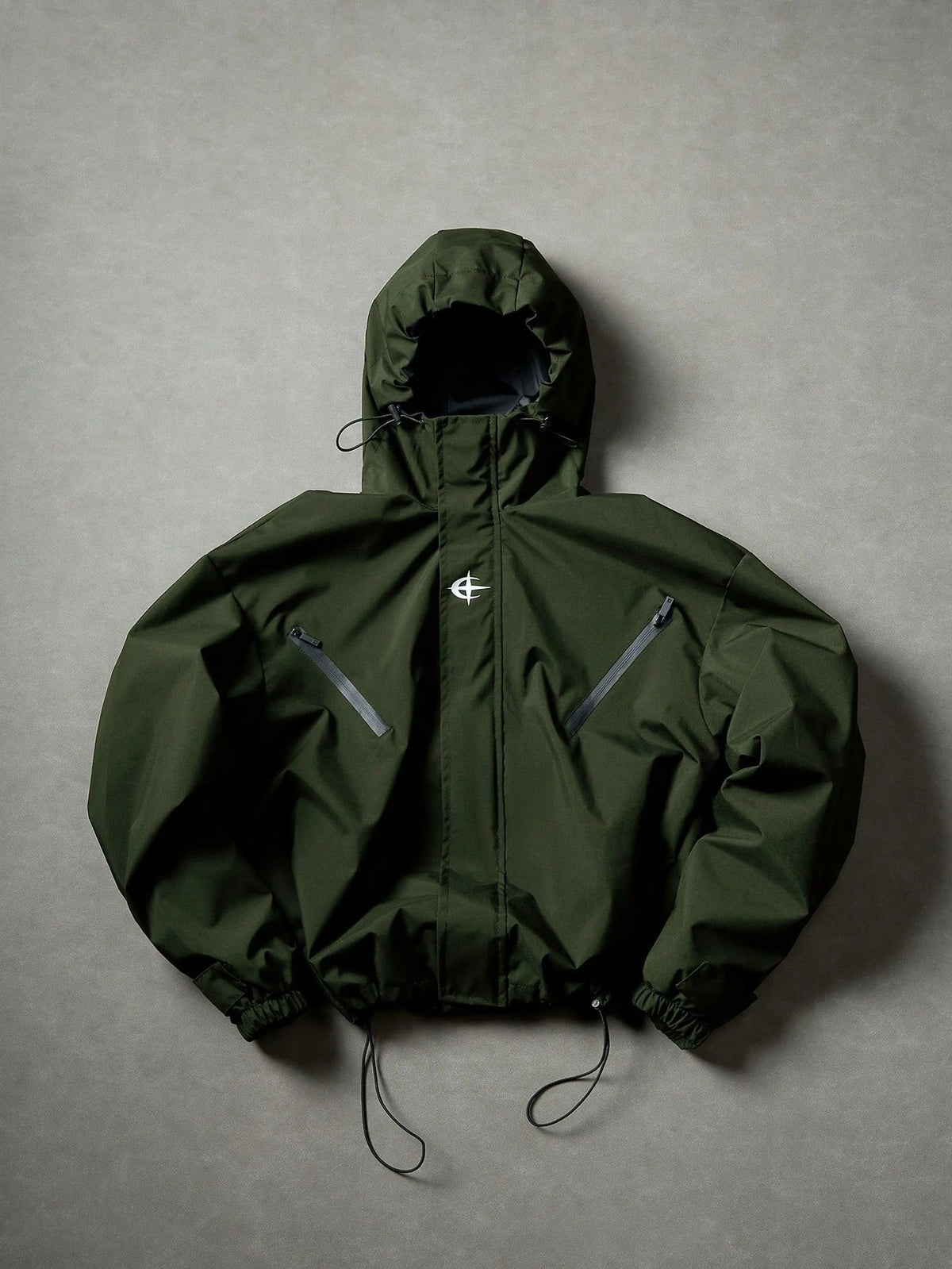 Z-Axis Hooded Windbreaker Jacket – Men's Casual Streetwear Coat