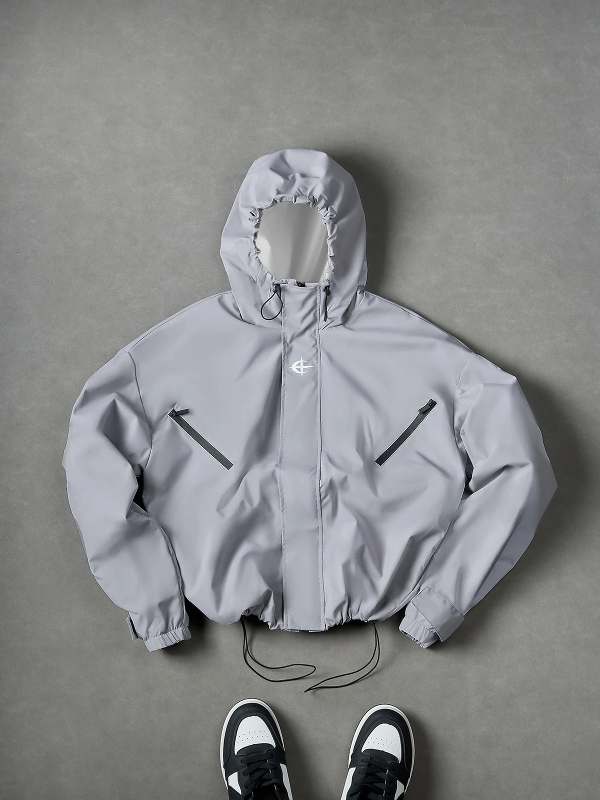 Z-Axis Hooded Windbreaker Jacket – Men's Casual Streetwear Coat