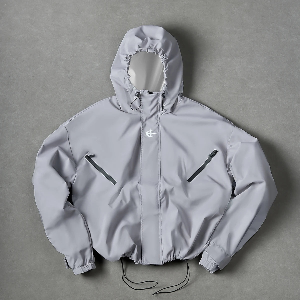 Z-Axis Hooded Windbreaker Jacket – Men's Casual Streetwear Coat