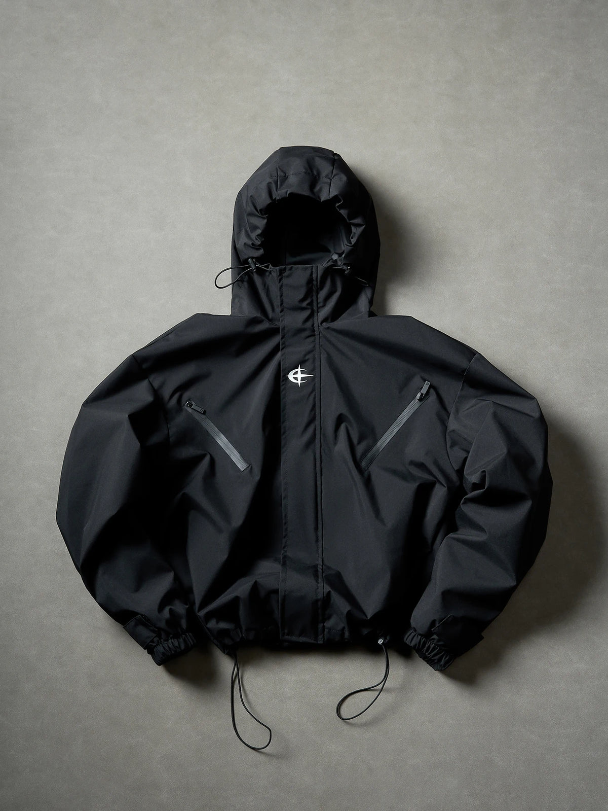 Z-Axis Hooded Windbreaker Jacket – Men's Casual Streetwear Coat